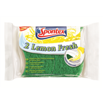 Spontex 2 Lemon Fresh houbička na nádobí-Doprodej