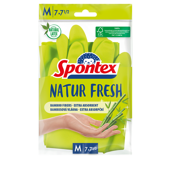 Spontex Natur Fresh rukavice M