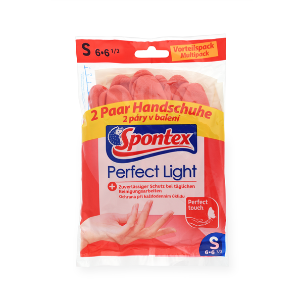 Spontex Perfect Light rukavice vel. S, 2 páry