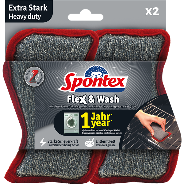 Spontex Flex&Wash Heavy duty 2 ks