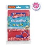 Spontex Mosaik utěrka z mikrovlákna 6 ks