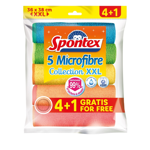 Spontex Mikroutěrka XXL 4+1 