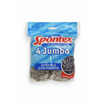 Spontex Jumbo nerezová drátěnka 4 ks