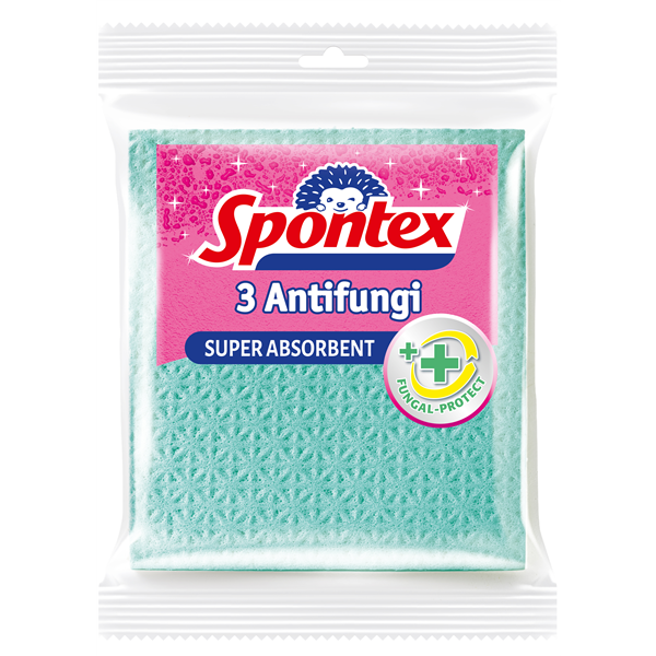 Spontex 3 Antifungi Houbová utěrka 