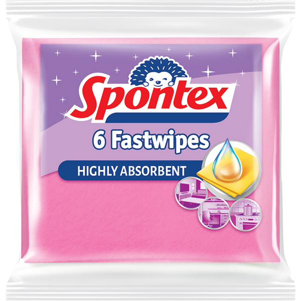 Spontex 6 Fast Wipes Rychloutěrka 