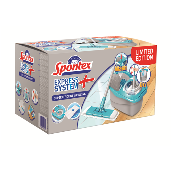 Spontex Express Systém+ mop Světle šedá