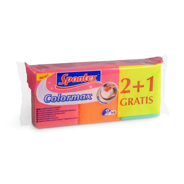Spontex Color 2+1 zdarma houbičky na nádobí