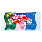 Spontex Viskózní houbičky Sweet home 3 ks