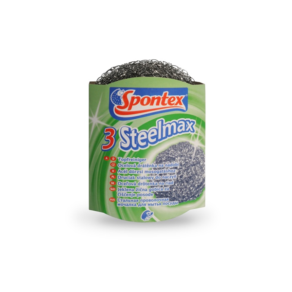 Spontex 3 Steelmax drátěnka kovová